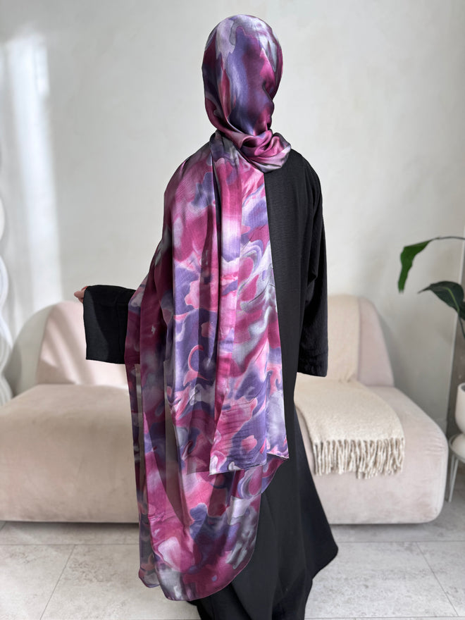 Printed Silk Hijaabs 3