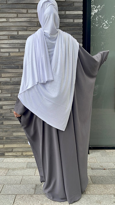 XL White jersey hijab