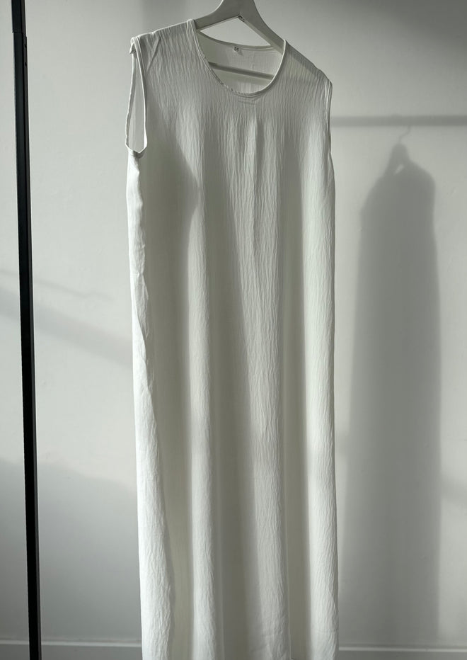 White slip dress