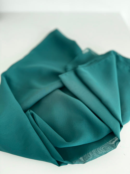 Emerald Chiffon Hijaab