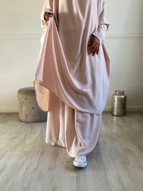 Fatimah (beige) 2-piece Jilbaab