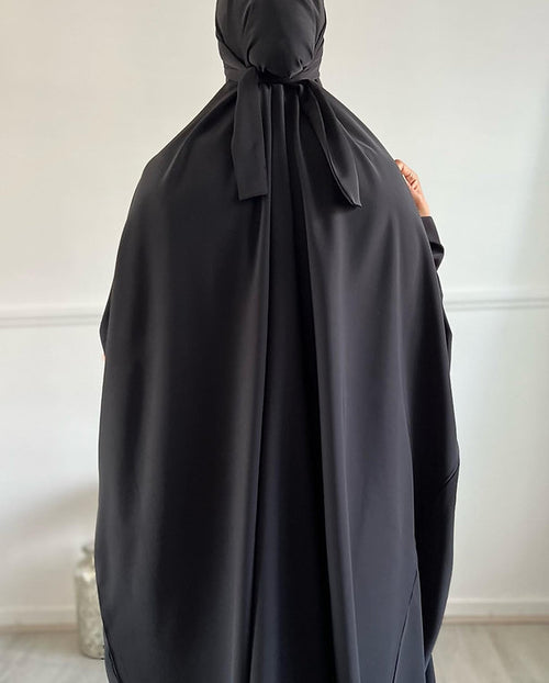 Zaynab  2-piece(black) Jilbaab