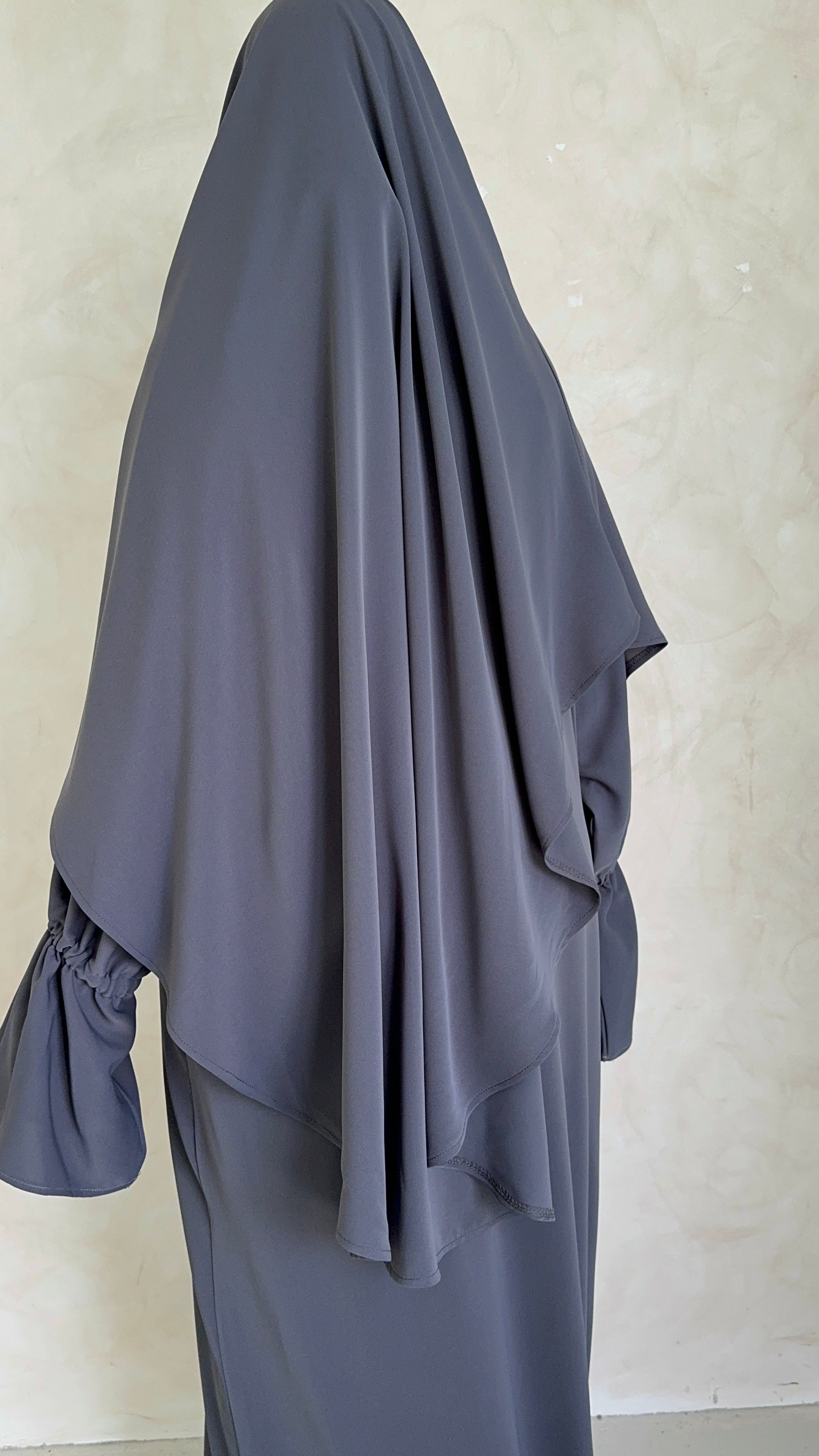 Charcoal Truffle Khimar – ABAYAH WAREHOUSE