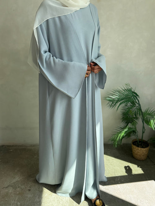 Pastel Blue abayah Set