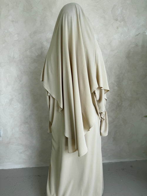 Beige Truffle Khimar