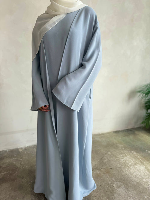 Pastel Blue abayah Set